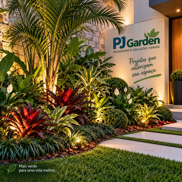 Projeto de paisagismo da PJ Garden em Bertioga